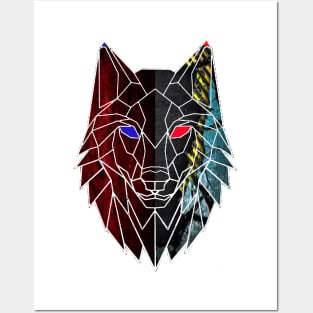 wolf mask Posters and Art